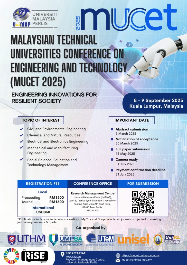 CALL FOR PAPERS (MUCET 2025)